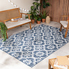 Buitenkleed - Rio Flower Donkerblauw - thumbnail