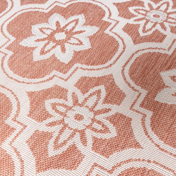 Rond buitenkleed - Rio Flower Roze - 2