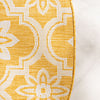 Rond buitenkleed - Rio Flower Geel - thumbnail 3