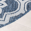 Rond buitenkleed - Rio Flower Donkerblauw - thumbnail 4