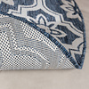 Rond buitenkleed - Rio Flower Donkerblauw - thumbnail 5