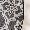 Rond buitenkleed - Rio Flower Zwart - thumbnail 3