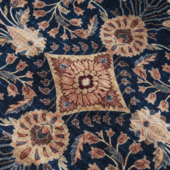 Vintage buitenkleed - Santo Flora Blauw - 3