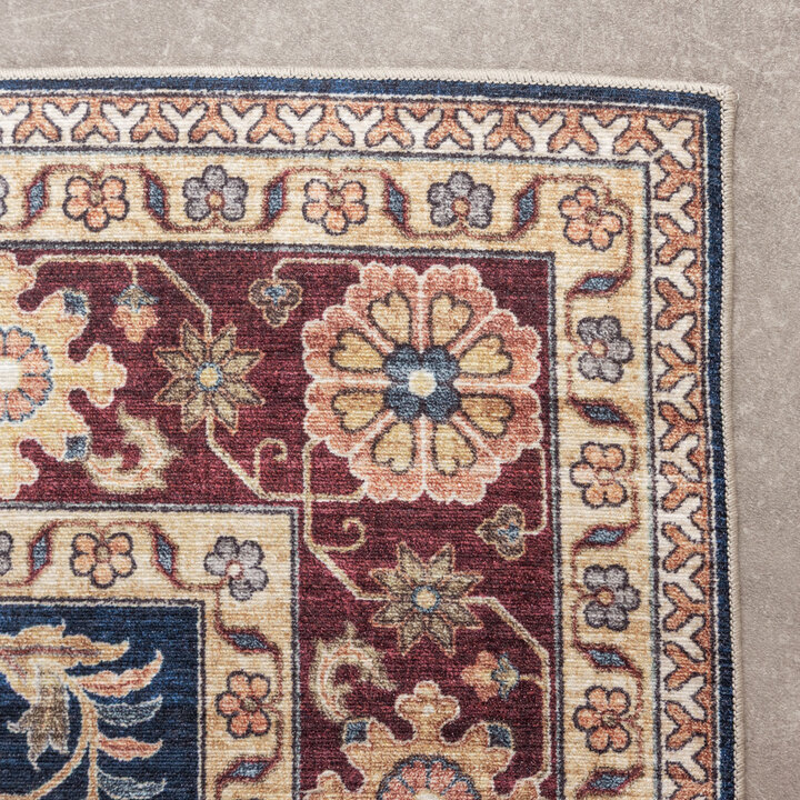 Vintage buitenkleed - Santo Flora Blauw - 4