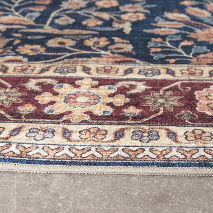Vintage buitenkleed - Santo Flora Blauw - 5