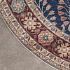 Ovaal vintage buitenkleed - Santo Flora Blauw - thumbnail 4