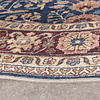 Ovaal vintage buitenkleed - Santo Flora Blauw - thumbnail 5