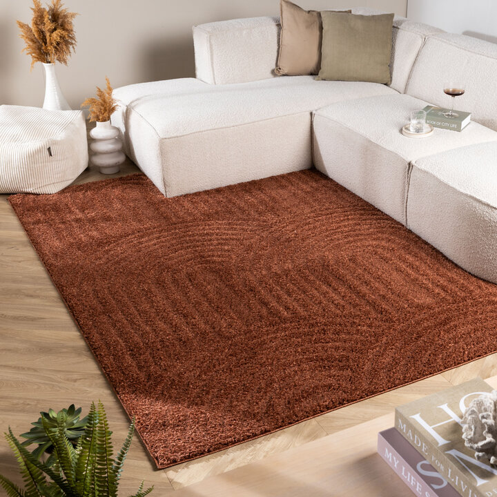 Scandinavisch vloerkleed - Lova Arches Terra