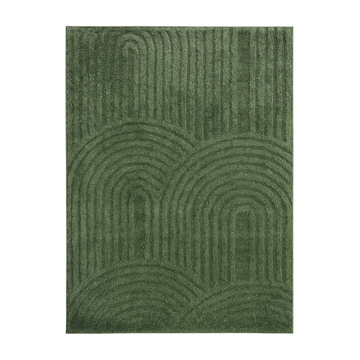Scandinavisch vloerkleed - Lova Arches Groen - 1
