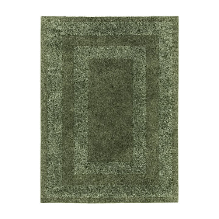 Scandinavisch vloerkleed - Lova Border Groen  - 1