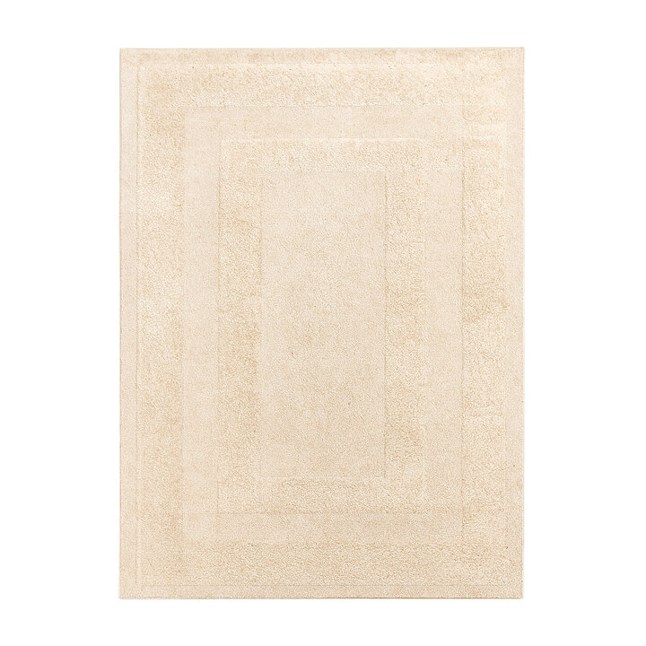 Scandinavisch vloerkleed - Lova Border Beige  - 1