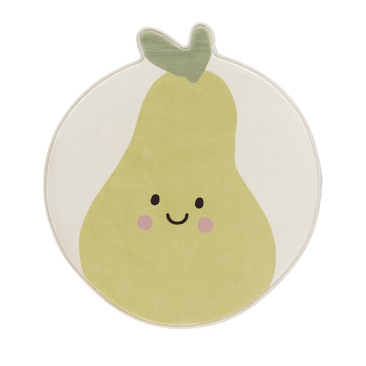 Wasbaar kindervloerkleed - Berry Peer Groen - 1
