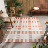 Geometrisch buitenkleed - Faro Tiles Roze  - thumbnail