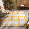 Geometrisch buitenkleed - Faro Tiles Geel  - thumbnail