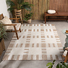 Geometrisch buitenkleed - Faro Tiles Beige  - thumbnail
