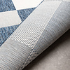 Geometrisch buitenkleed - Faro Blocks Blauw  - thumbnail 5