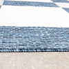 Geometrisch buitenkleed - Faro Blocks Blauw  - thumbnail 4