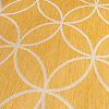 Geometrisch buitenkleed - Faro Ripple Geel  - thumbnail 2