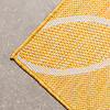Geometrisch buitenkleed - Faro Ripple Geel  - thumbnail 3