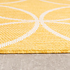 Geometrisch buitenkleed - Faro Ripple Geel  - thumbnail 4
