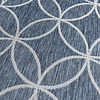 Geometrisch buitenkleed - Faro Ripple Blauw  - thumbnail 2