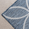 Geometrisch buitenkleed - Faro Ripple Blauw  - thumbnail 3