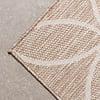 Geometrisch buitenkleed - Faro Ripple Beige - thumbnail 3