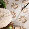 Jute buitenkleed - Como Flower Creme/Beige  - thumbnail 2