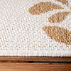 Jute buitenkleed - Como Flower Creme/Beige  - thumbnail 5
