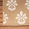 Jute buitenkleed - Como Flower Beige/Creme  - thumbnail 4