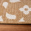 Jute buitenkleed - Como Floral Beige/Creme  - thumbnail 5