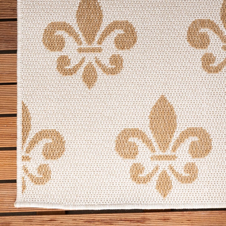 Jute buitenkleed - Como Royal Creme/Beige  - 4