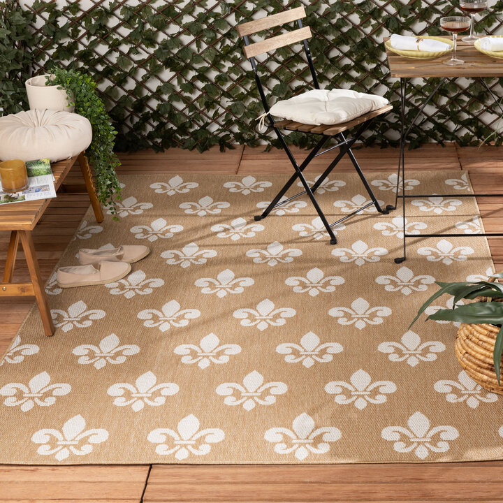 Jute buitenkleed - Como Royal Beige/Creme 