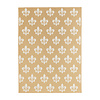Jute buitenkleed - Como Flower Beige/Creme  - thumbnail 1