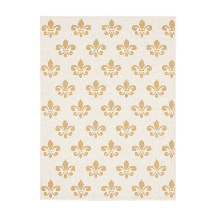Jute buitenkleed - Como Royal Creme/Beige  - 1
