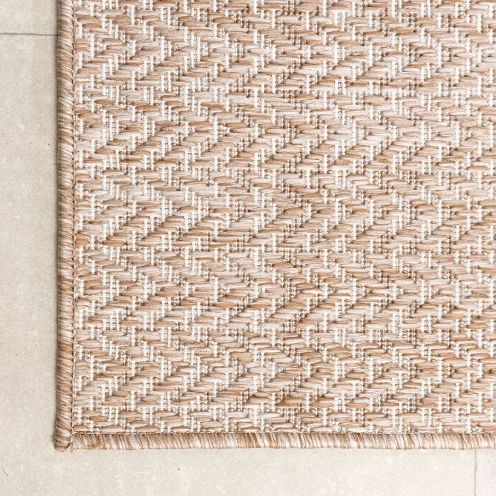 Jute buitenkleed - Nusa Lines Beige - 3