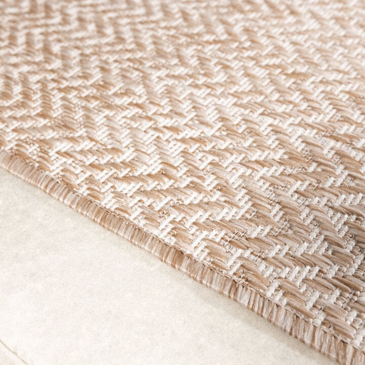Jute buitenkleed - Nusa Lines Beige - 4