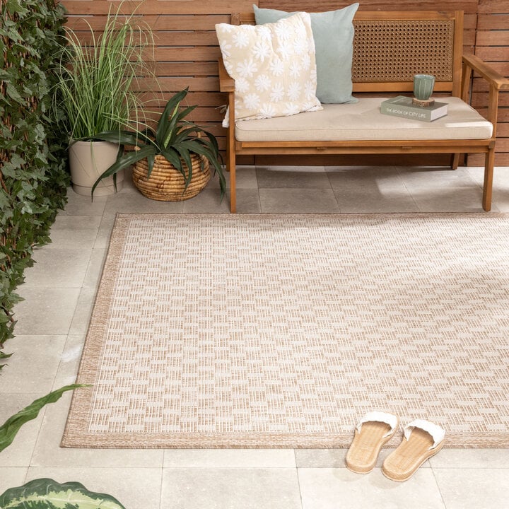 Jute buitenkleed - Nusa Loom Beige 