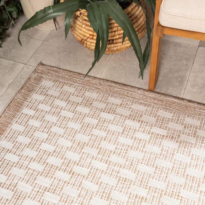Jute buitenkleed - Nusa Loom Beige  - 1