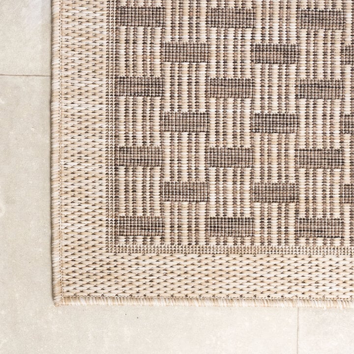 Jute buitenkleed - Nusa Loom Bruin  - 3
