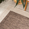 Jute buitenkleed - Nusa Border Bruin/Beige - thumbnail 1