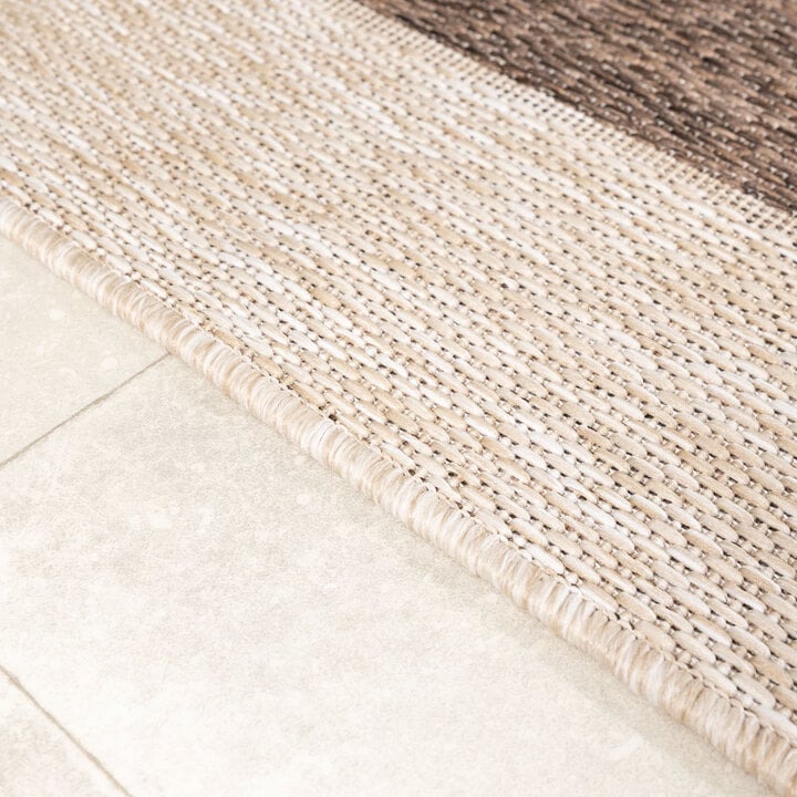 Jute buitenkleed - Nusa Border Bruin/Beige - 4