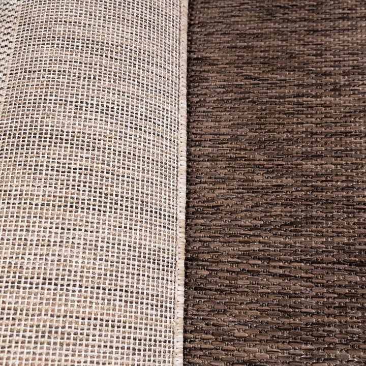 Jute buitenkleed - Nusa Border Bruin/Beige - 5