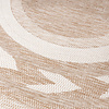 Rond jute buitenkleed - Nusa Orbit Beige/Creme - thumbnail 2