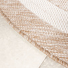 Rond jute buitenkleed - Nusa Orbit Beige/Creme - thumbnail 4