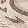 Rond jute buitenkleed - Nusa Orbit Bruin/Beige  - thumbnail 2