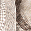 Rond jute buitenkleed - Nusa Orbit Bruin/Beige  - thumbnail 5