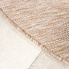 Rond jute buitenkleed - Nusa Flower Beige/Creme  - thumbnail 4