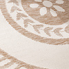 Rond jute buitenkleed - Nusa Medallion Beige/Creme  - thumbnail 2