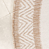 Rond jute buitenkleed - Nusa Medallion Beige/Creme  - thumbnail 3